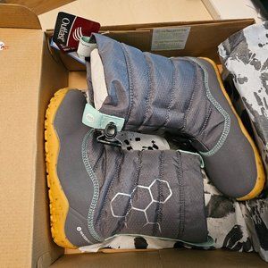 NEW Vivobarefoot Lumi Kids Snow Boots Grey - size 32